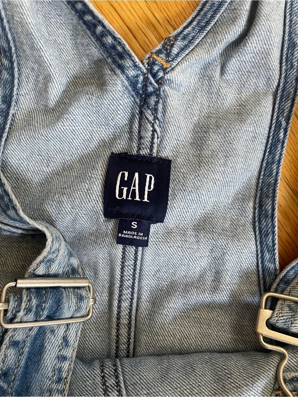 GAP Light Blue Denim Overalls - Relaxed Fit - Picture 3 of 4
